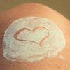 suncream heart outline