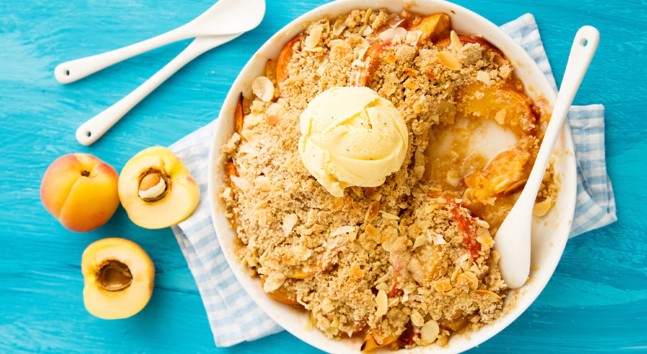 peach cobbler