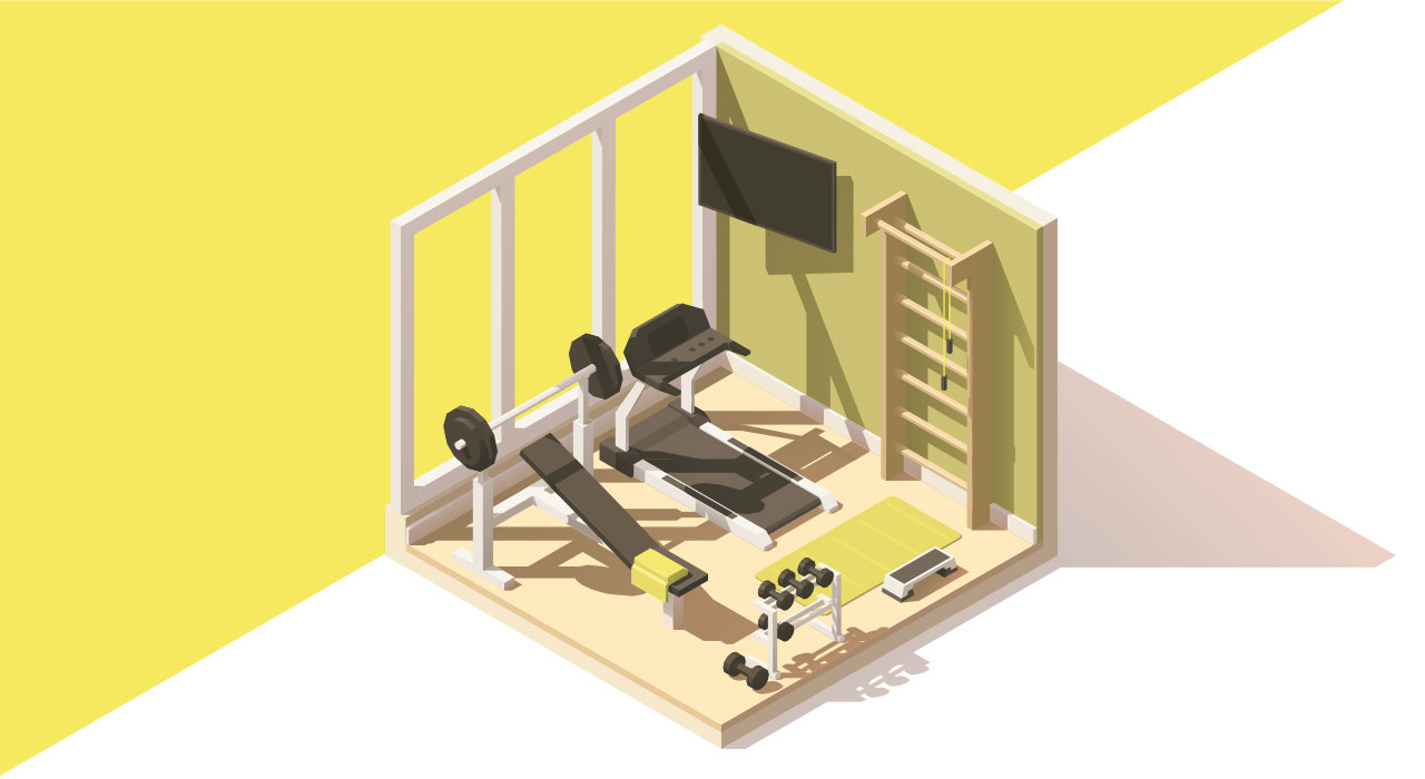 animation of a gym
