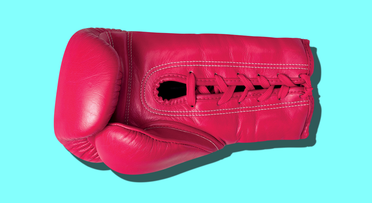 red boxing glove