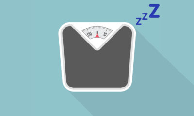 graphic of a weight scales with sleeping z's