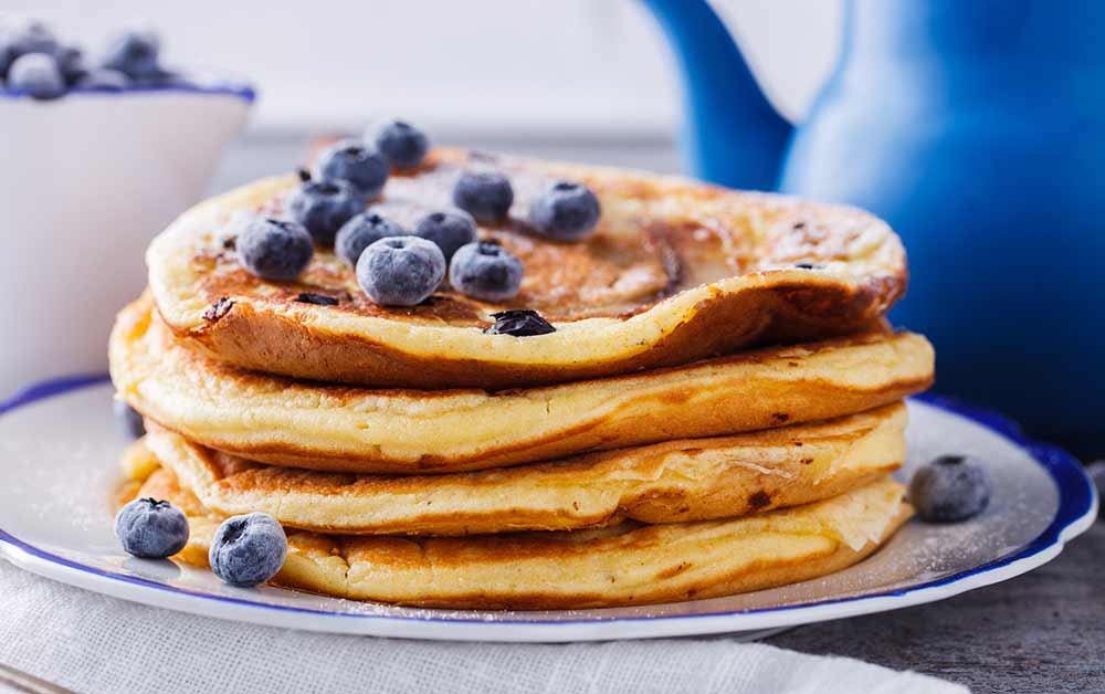 blueberry pancakes