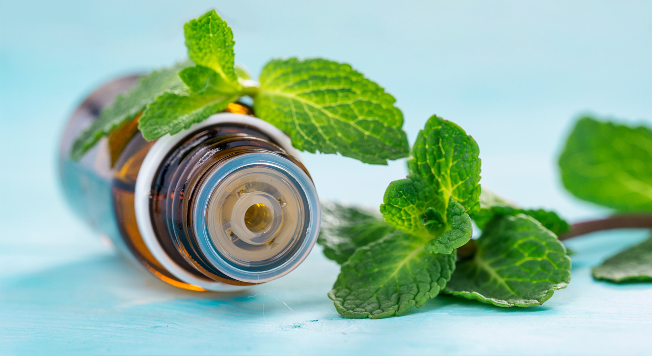 herbs and a medicine bottle