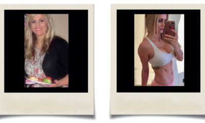 transformation pictures of a woman going from fat to fit