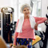 grandma in gym