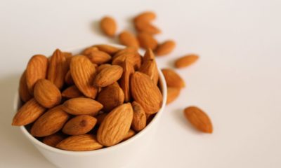 small bowl of almonds