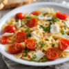 Pasta with fresh tomatoes and basil